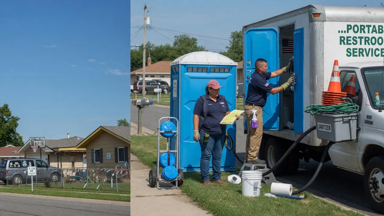Portable Toilet Rental in Edelstein, IL near me
